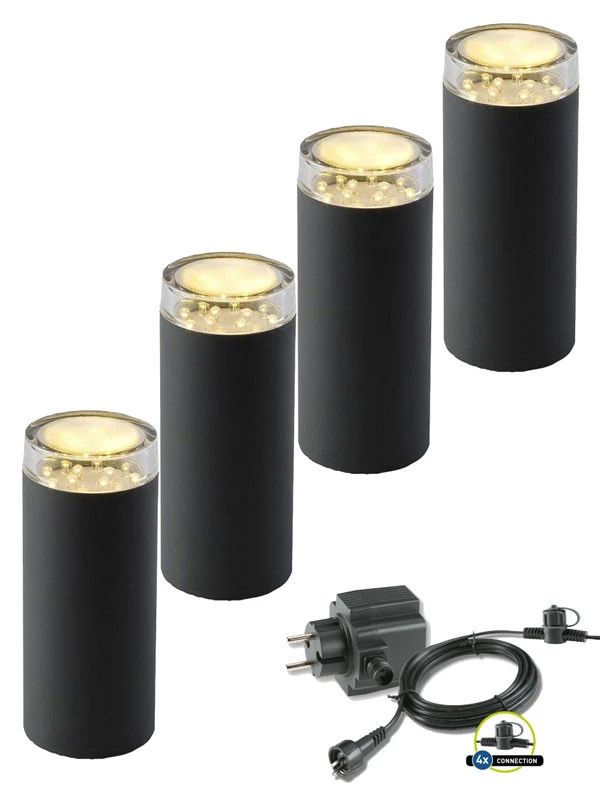 Gartenleuchten Komplettset 'Linum' Von Garden-Lights (Art.Nr. 2519064) 3 Gartenleuchten Komplettset 'Linum' Von Garden-Lights (Art.Nr. 2519064)